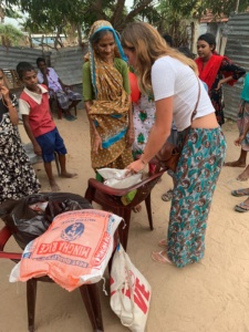 Distribution alimentaire au Sri Lanka