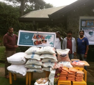 Distribution alimentaire au Sri Lanka