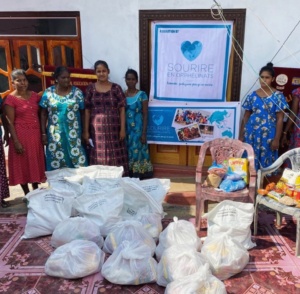 Distribution alimentaire au Sri Lanka
