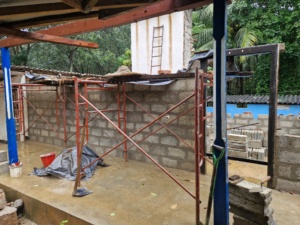 Rénovation de bâtiments au Sri Lanka