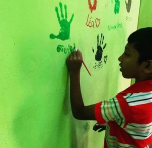 Rénovation participative d'école au Sri Lanka