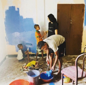 Rénovation participative d'école au Sri Lanka