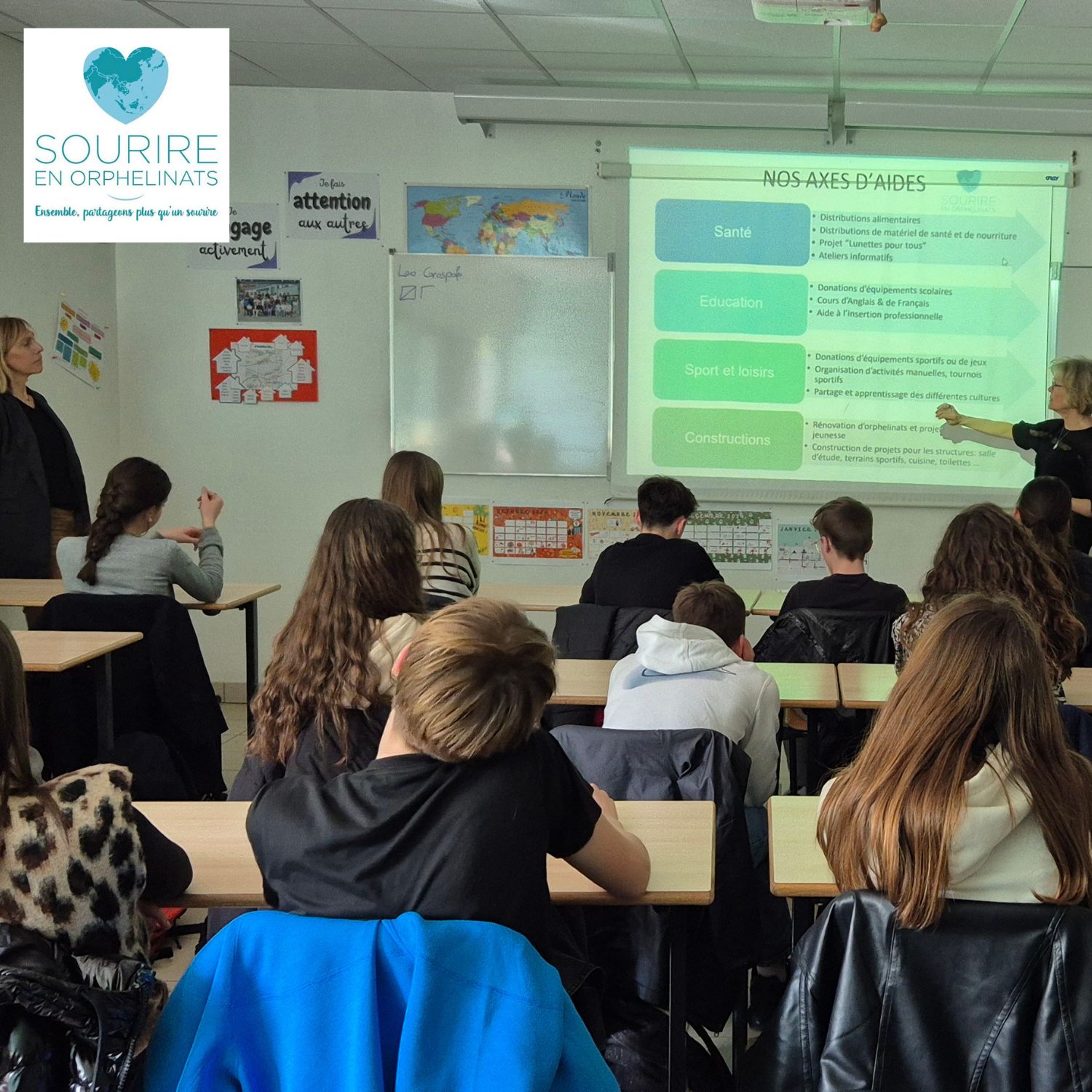 Interventions dans 2 collèges du Maine et Loire
